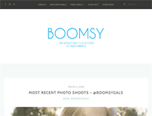 Tablet Screenshot of boomsy.com